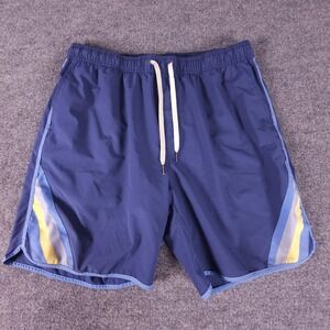 Fair Harbor Shorts Men XXL Blue Swim Board Lightweight Drawstring